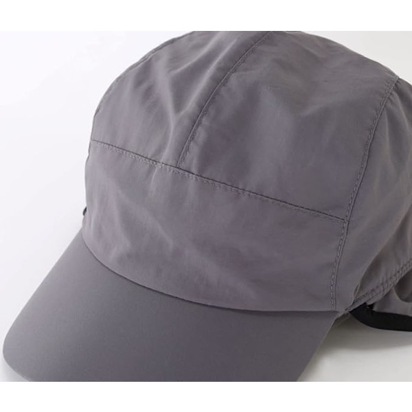 Utomhus herr basebollkeps vattentät vinter öronlapp mössa Dark Grey