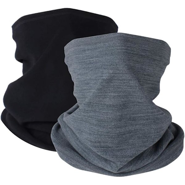Vinterhalsvärmare Fleece Vindtät Halskrage Snood för Män Kvinnor Kallt Väder Ansiktsscarf Huvudbonad för Skidåkning Löpning Cykling