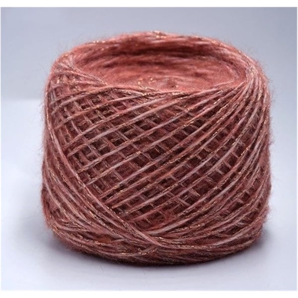 50g Mohair metalliserad tråd Garn grov Merceriserad Garn Stickgarn Akryl Chenille Burly Spun Virkgarn