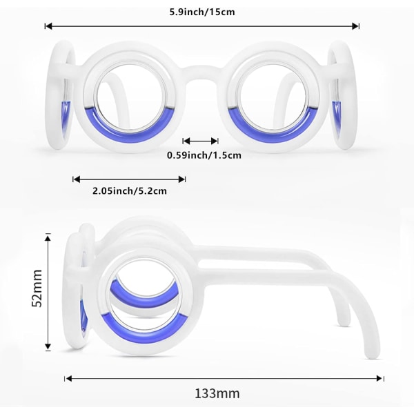 Anti-reisesykebriller, egnet for voksne eller barn med reisesyke. Ultra-bærbare