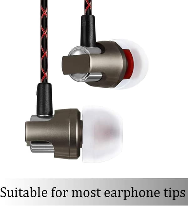 10 par små, klare silikoneørepropper til Audio-Technica Skullcandy Monster Sony Ultimate Ears