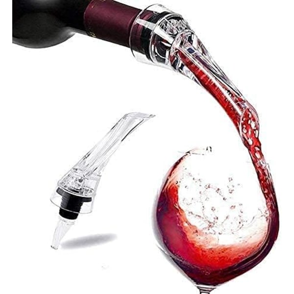 Vinluftare Hällare Rödvinsventilator Karaff Droppfri snabbpip Set b0d0 |  Fyndiq
