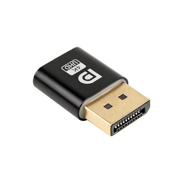 4k Displayport Dummy Plug Dp Virtuel Skærm Adapter Edid Headless Ghost Emulator Til Pc Grafik V