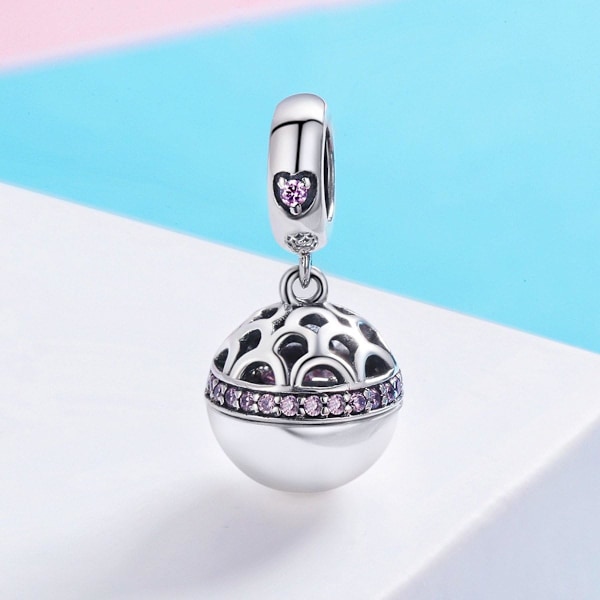 925 Sterling Sølv Vedhæng Gave til Kvinder Piger Charm til Halskæde eller Armbånd color 2