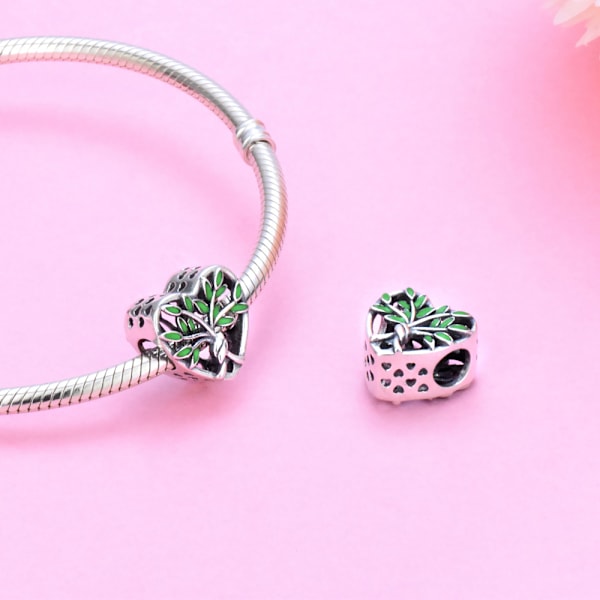 925 Sterling Sølv Charms til Kvinder Armbånd Vedhæng Charm Passer til Europæiske Armbånd & Halskæder til Piger