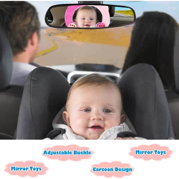 Baby bilspegel, baby för bil, bakåtvänd baby