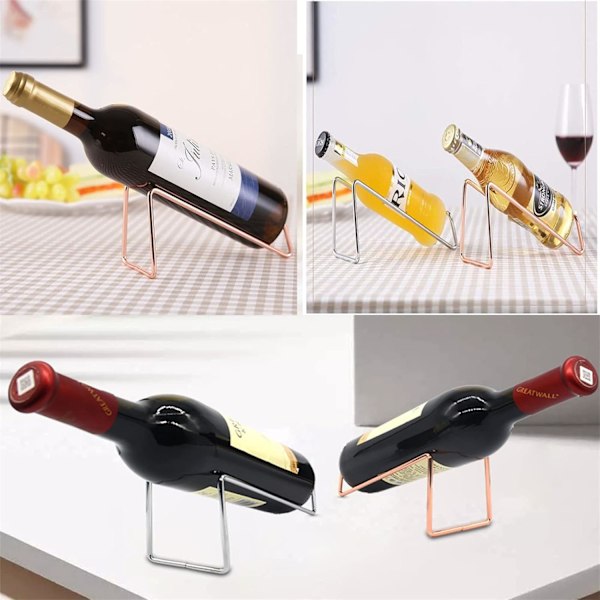 2 stk. Vinflaskeholder, Moderne Vinflaskeholder