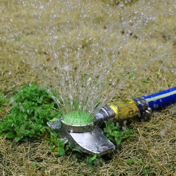 Metallfläckspridare cirkelmönster Liten spridarhuvud Vattning gräsmatta Trädgård Roterande vattenspridare