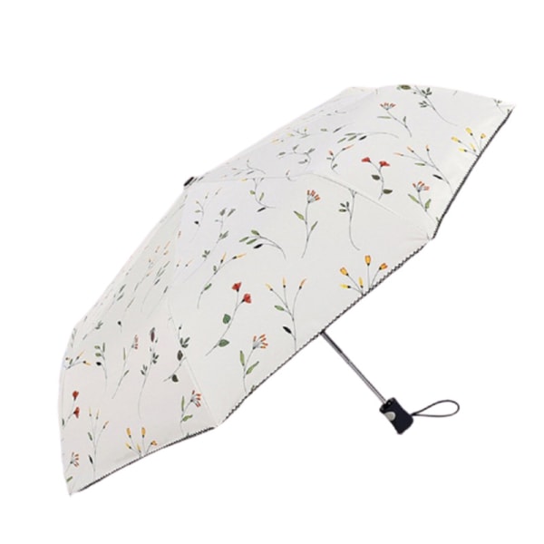 Sun Paraply Compact Folding Travel Paraply Auto Öppna och Stäng för vindtätt, regntätt