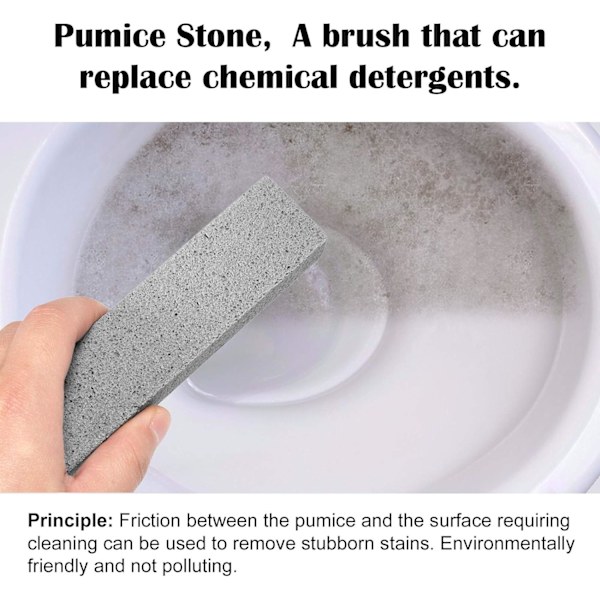 Pumice-kivi wc-puhdistukseen, pumice-tikut vedenpoistorinkien tahrojen poistamiseen wc-altaista, 6 kappaleen pakkaus