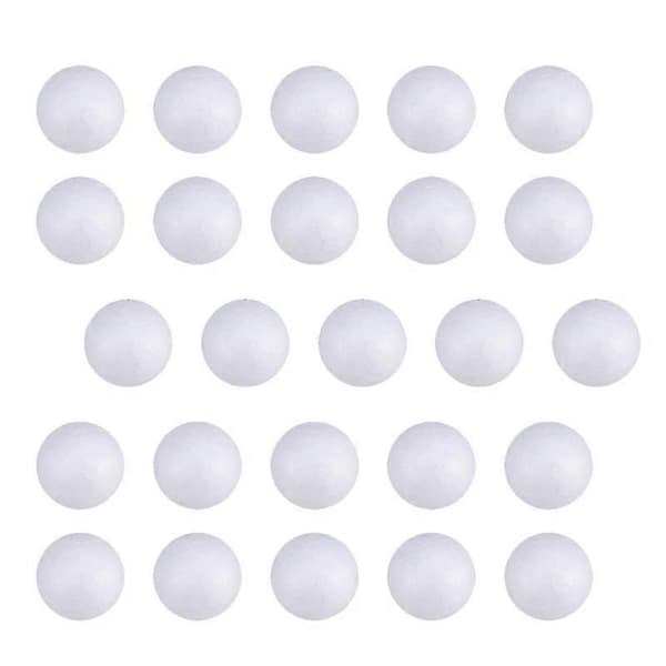200 kpl polystyreenipalloja