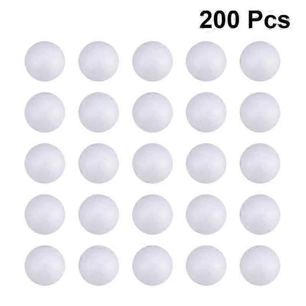 200 kpl polystyreenipalloja