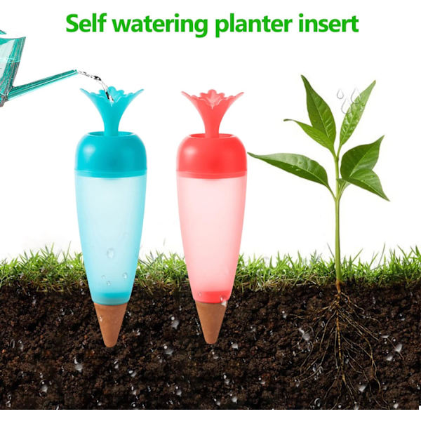 Automatiske vandingsspyd, automatiske vandingskrukkeindsatser og plantevandingskugler, plantevandingsindsatser