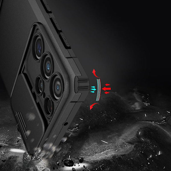 Kreativt Stötsäkert Skal Kompatibelt Med Galaxy S23 Ultra
