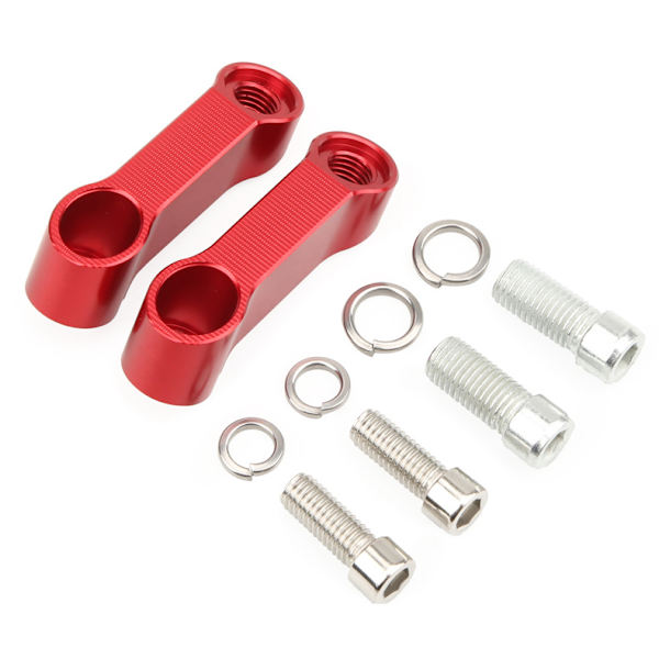 Motorsykkelmontering Riser Extender Adapter, M10 Bakspeil Tilbehør
