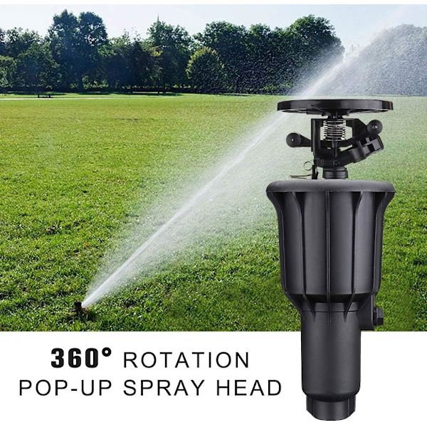 360 astetta pyörivä suihkupää sprinkler korkea vesipaine sprinkler 1/2 tuumaa 3/4 tuumaa nurmikon sprinklerit