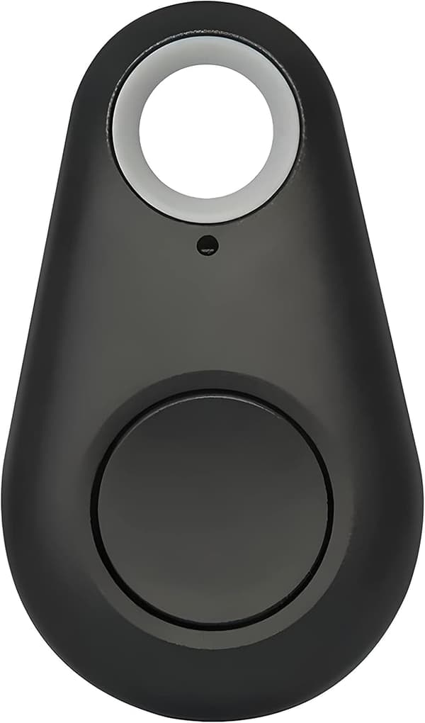 Multifunktionel Bluetooth Nøglefinder, Smart Nøglering, Item Tracker Kompatibel med iOS/Android, Anti-tabt Nøgle, Sort