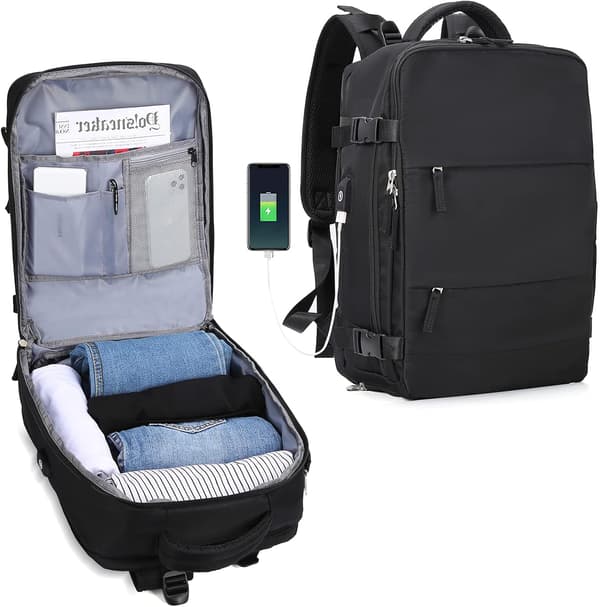 Stor rejsetaske til kvinder, håndbagage