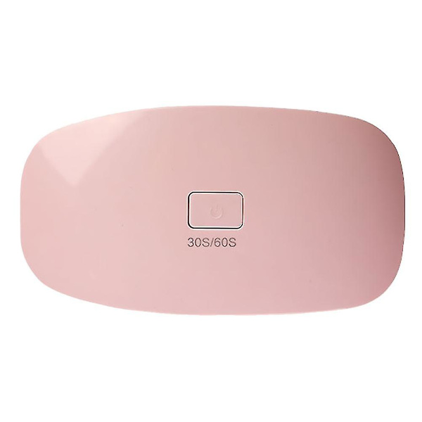 6w kynsienhoitolamppu geelilakka kuivaaja taitettava hiirimuotoinen manikyyrivalo Usb-manikyyri Mini Led-lamppu kotikynsistudioon (pinkki)