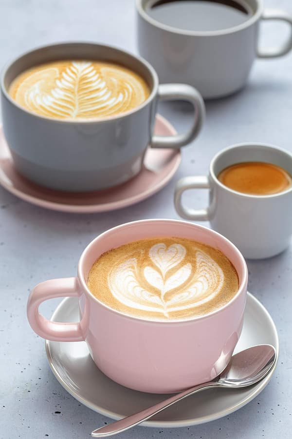 Kaffe- och tefat, grå