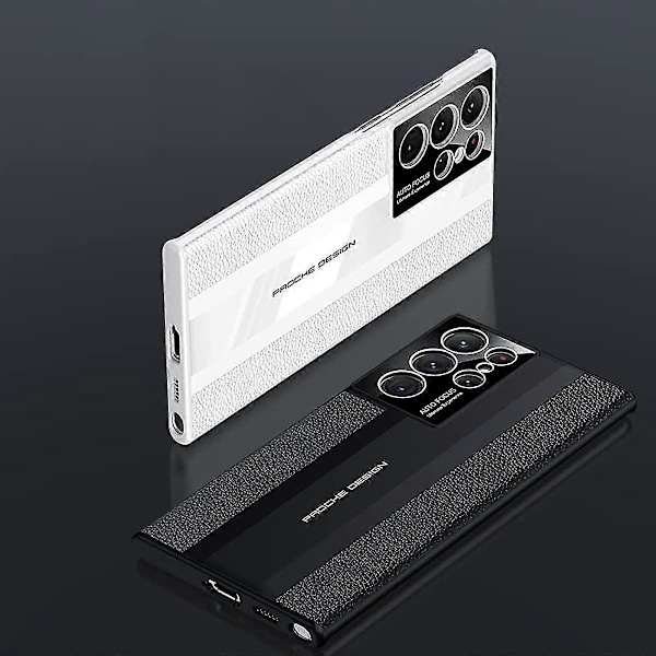 Aito nahkakotelo, yhteensopiva Samsung Galaxy S23 Ultra/s23 Plus/s23 -puhelimien kanssa, kamerasuojalla