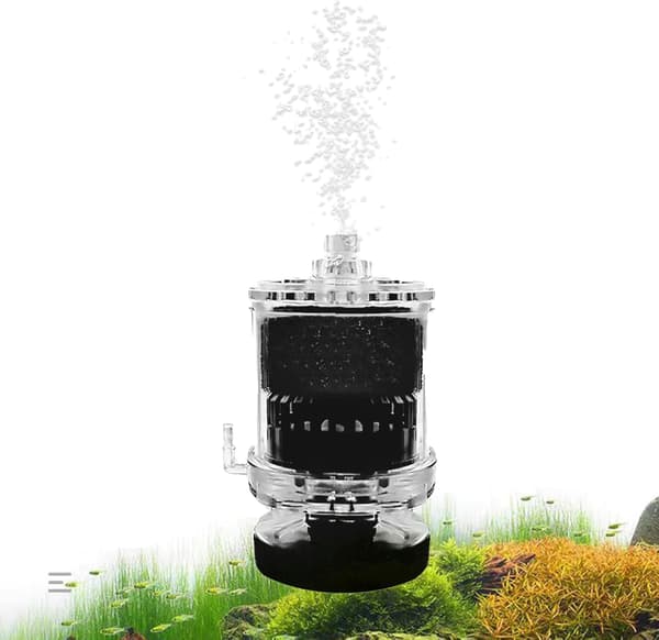Mini akvarium, filter bio, lille akvarium bio svampefilter, lille internt fiskefilter, til 1-20 Gal