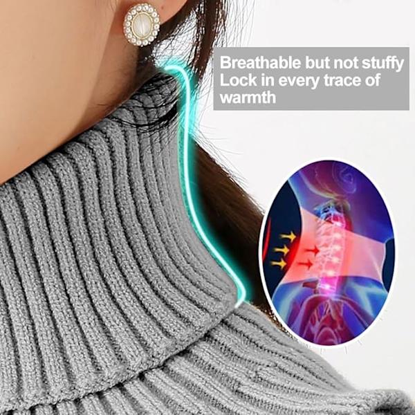 Skjerf Menn Kvinner Strikket Turtleneck Falsk Krage Avtakbar