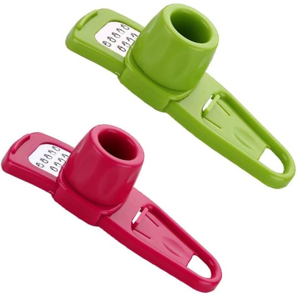 2PCS Practical Garlic Press Chopper Crusher Multi-Function Ginger Squeezer Planing Garlic Tool