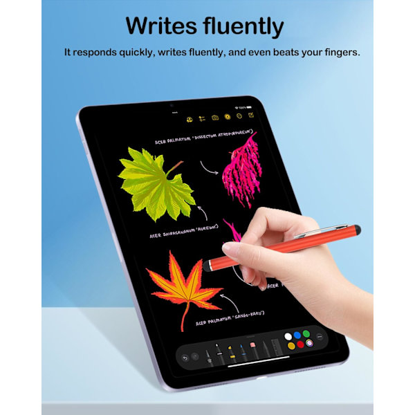 Pekstift för pekskärmar, 5-pack universell kapacitiv tablettpenna för iPhone, iPad Pro, Air, mini, Air, Samsung Galaxy