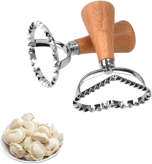 4 stk Ravioli Stempler Maker Cutter Form, Ravioli Cutter Stempler Sæt, Ravioli Stempler Maker Cutter, Form