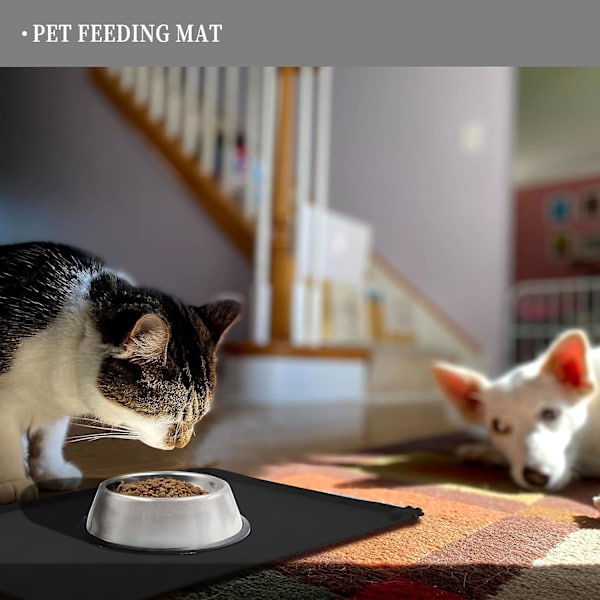 Silikon hund katt skål matta non-stick matplatta vattenkudde vattentät