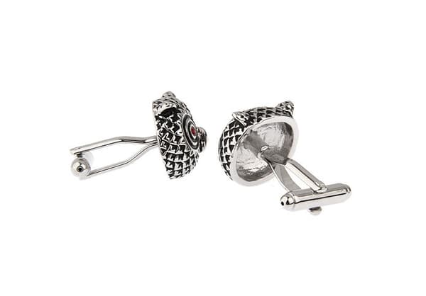 Uggle Manschettknappar, Manschettknappar för Herrskjorta, Silver, Stål