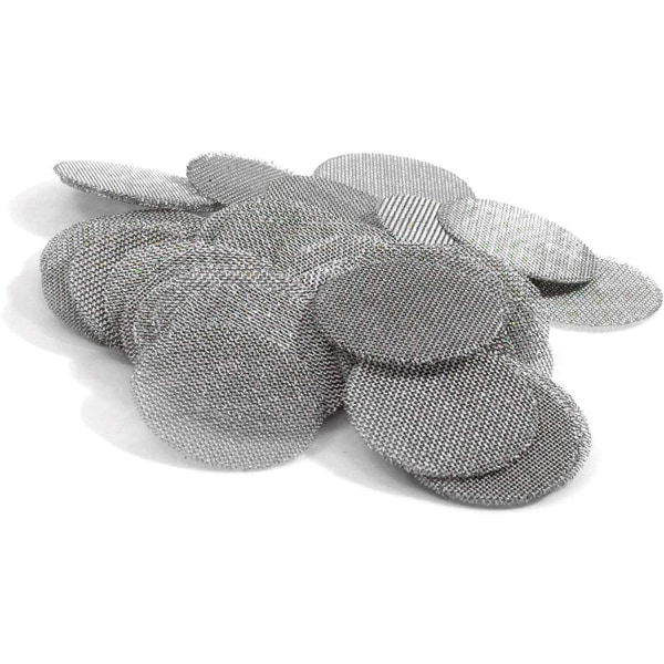 50 3/4\" (.75\") Rostfritt Stålnät Rörfilter Fabriksutlopp Metallrörfilter Nät Rostfritt Stål Rund