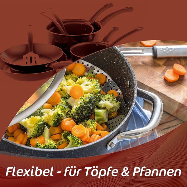 Pastasil, rostfritt stål, platt sil, kök