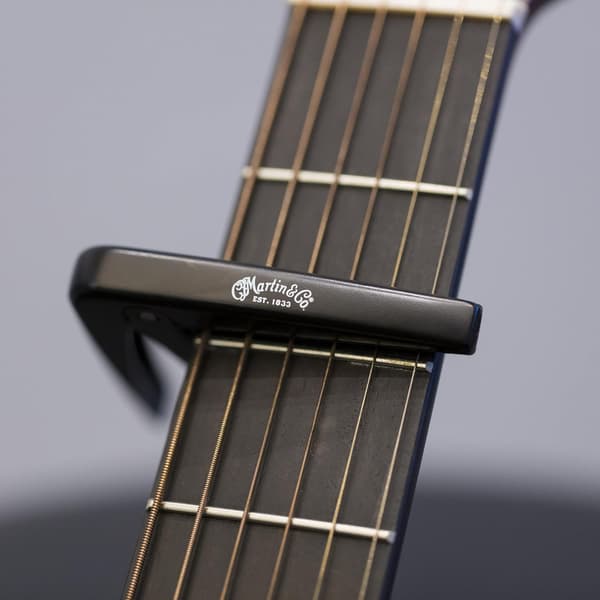 Klassisk gitarr-capo exklusivt för nylonsträngar, gitarrer med bred hals, snabbkoppling, svart