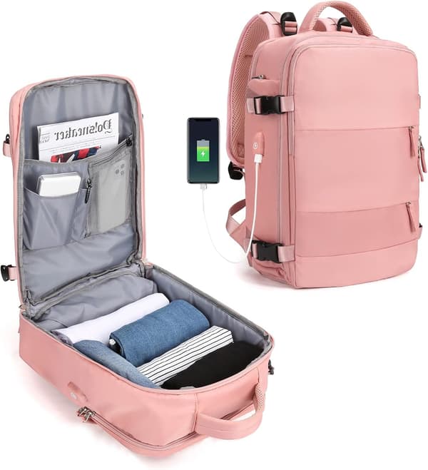 Stor resväska för kvinnor, handbagage