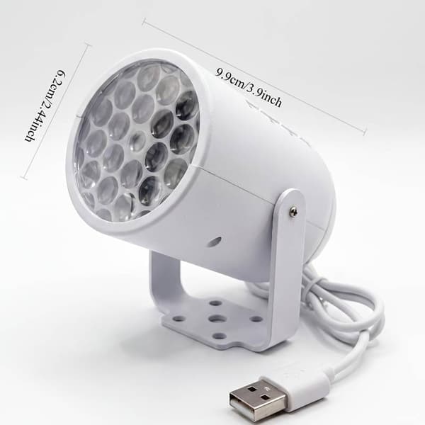 Sæt med 2 smarte LED-juleprojektionslamper, manuelt roterende natlys, bærbart stemningslys til indendørs fester