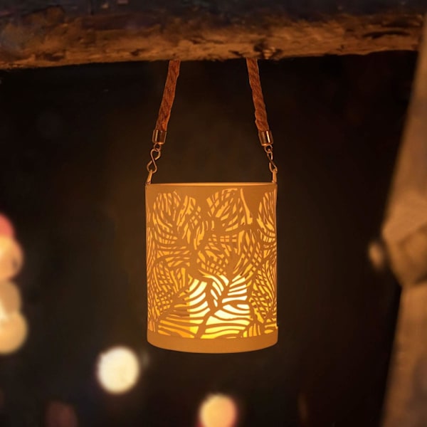 Ljusstakar 2 set, blad ihålig ljusstake Tealight hållare