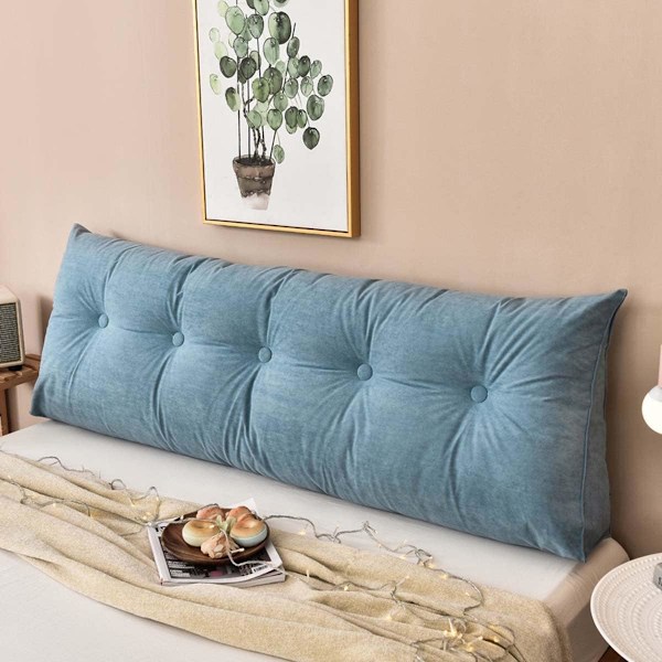 Stora kilformade kuddar för sänggavel, triangulär läsdyna, ländryggsstöd, midjeröst, mjuk positioneringsdyna för soffa, 60*50*20cm