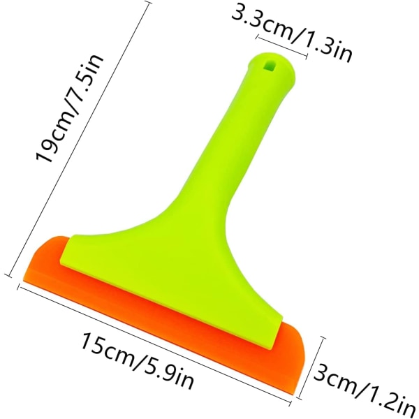 Superflexibel Silikon-Squeegee, Automatisk Vattenblad, Vattenvissare, Duschsqueegee