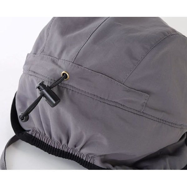 Utomhus herr basebollkeps vattentät vinter öronlapp mössa Dark Grey
