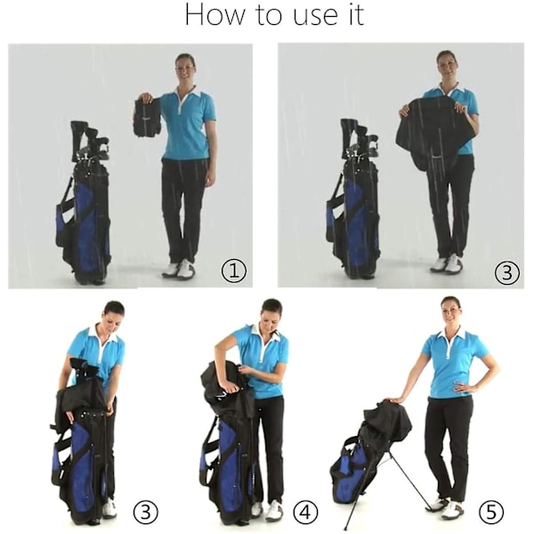 Vanntett golfbagregnhette