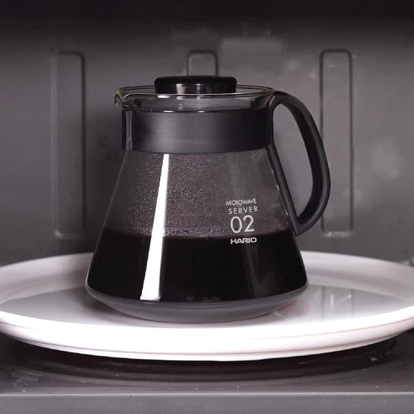 600 ml Cafetière Range Server l, Lasi, Musta, 2 Kupin