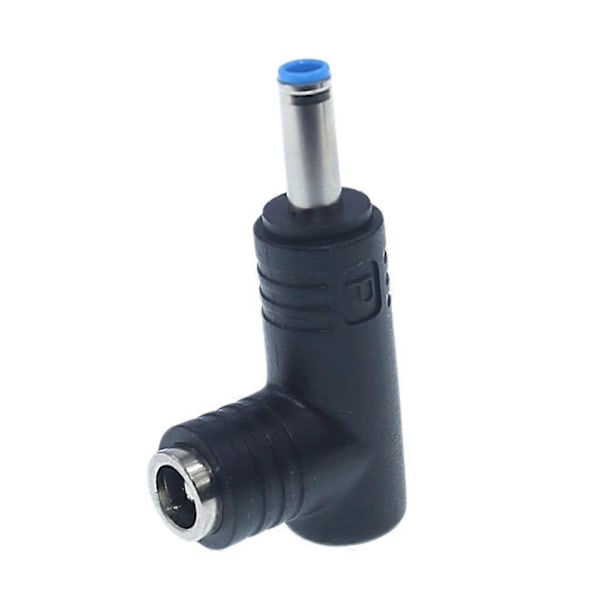 1 stk. 5,5x2,5 mm hun-jack til han-stik 90 grader DC strømstik adapter 4,5*3 mm