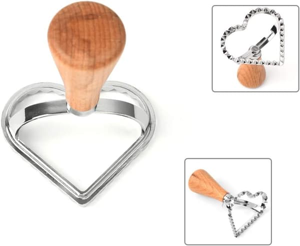4 stk Ravioli Stempler Maker Cutter Form, Ravioli Cutter Stempler Sæt, Ravioli Stempler Maker Cutter, Form