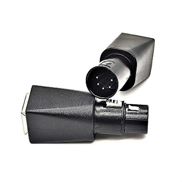 1 pari DMX - RJ45 -liitin RJ45 Ethernet - 5-nastainen XLR DMX naaras- ja urosadapteri, yhteensopiva äänen ja videon kanssa