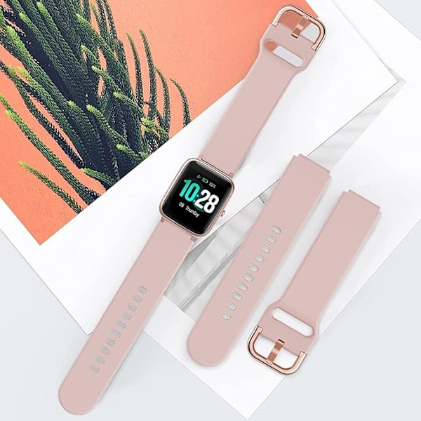 Klockarmband för ID205L (passar till), 19 mm band kompatibelt med LETSCOM, Letsfit, Willful och TEMINICE modell nr ID205L,  ID205G,SW025,TE020, YM023