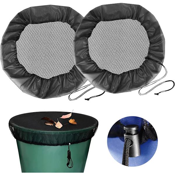 Sadesäiliön verkko, suoja sadeviilulle pyöreä Ø 60/80/95/100/110/120 cm, säädettävä kiristysnarulla, hyttysiä, pieneläimiä varten 120CM