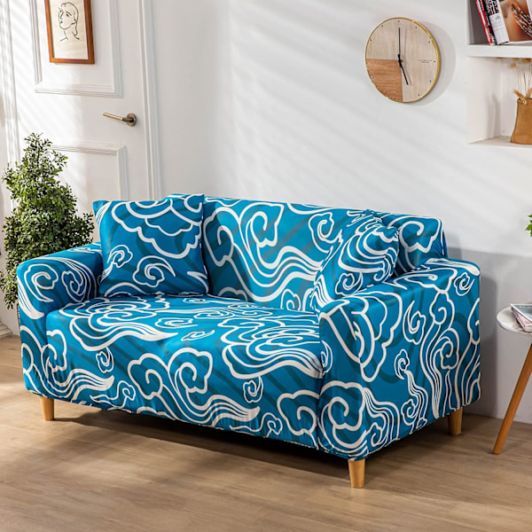 Sofföverdrag, elastiskt sofföverdrag, anti-repig sofföverdrag Clouds 140cm