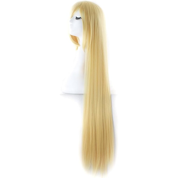 100cm/ 39 tommer Medium Straight Lady Straight Anime Kostyme Parykk color 1